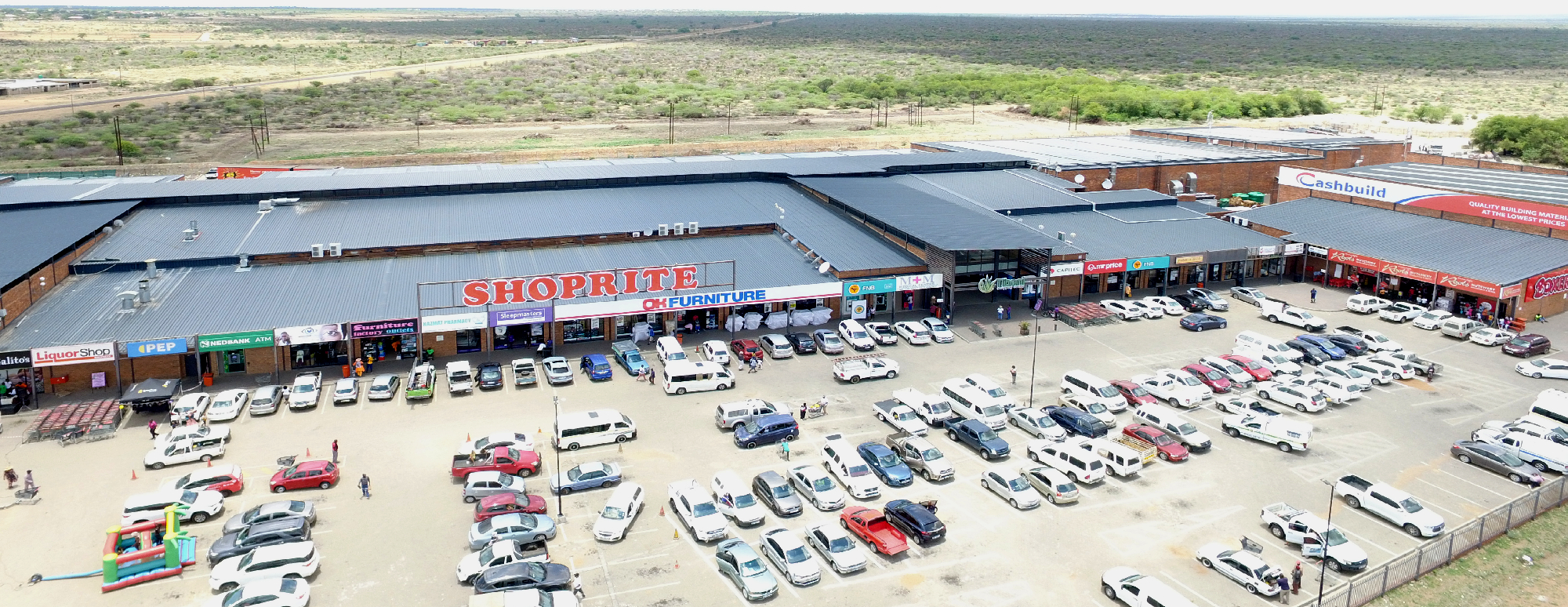 Tibani Shopping Centre Arial View